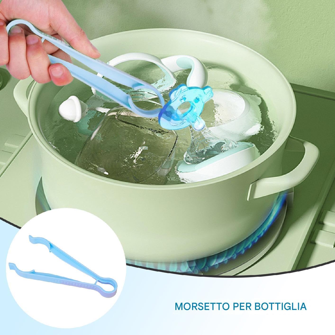 Pinze Per Baby Biberon - Pratica Bottiglia Di Alimentazione Comoda | Pinze Sicure Per Bambini | Bottiglie Per Bambini Clip Adatti Per La Sterilizzazione Gestione Della Routine Di Routine Igiene Dei Ba
