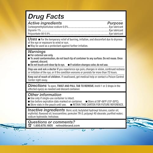 Miniatura 10 de Refresh Gel de ojos lubricante de Celluvisc 30 contenedores de un solo uso 001 fl oz paquete de 1 4554
