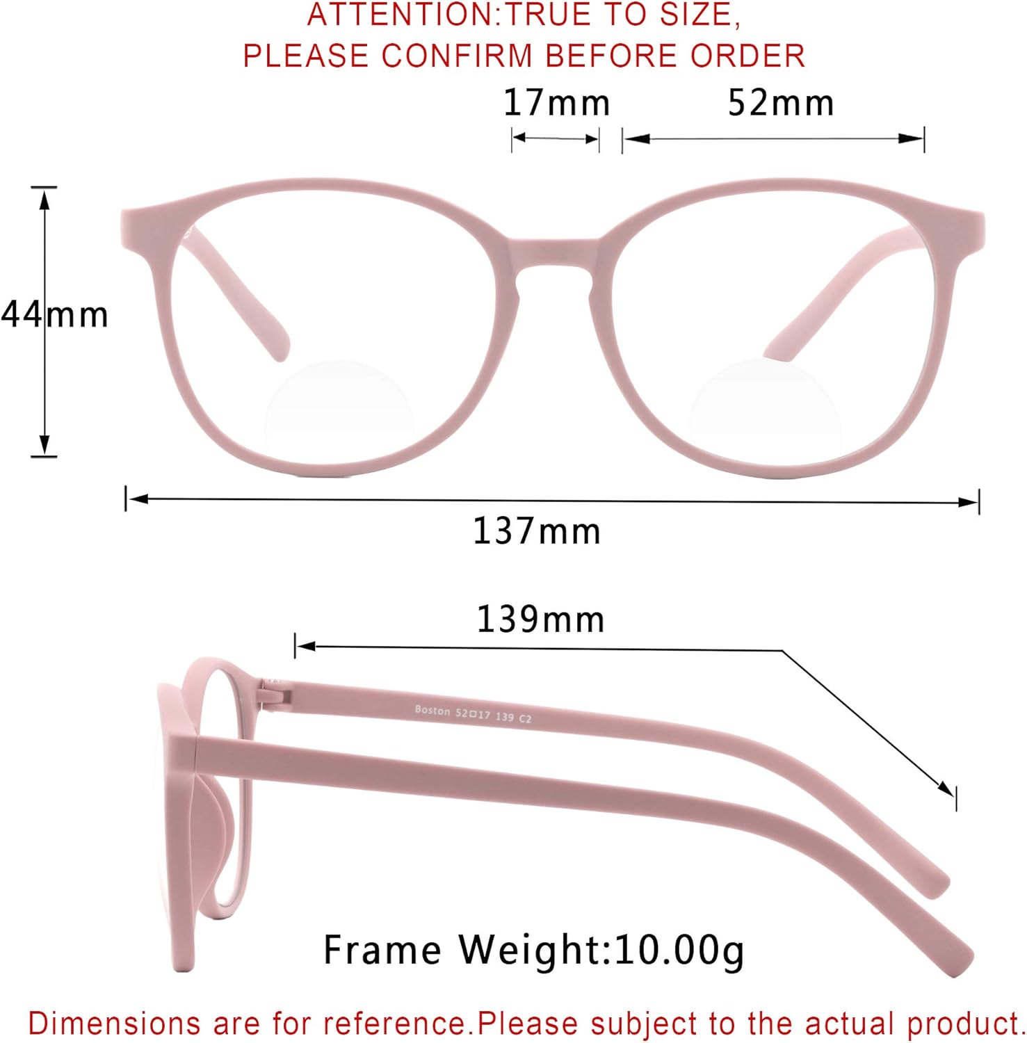 LifeArt Bifocal Reading Glasses for Women Men, Reduce Eyestrain