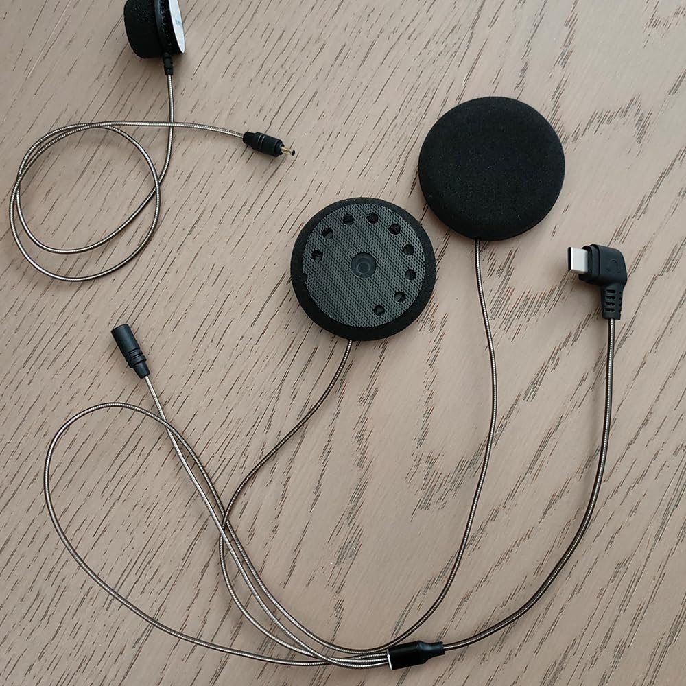 45MM Helmet Headset Speaker with Microphone Upgrade Replacement Compatible for LEXIN G4 G2 G16 B4FM Bluetooth Motorcycle Communication System