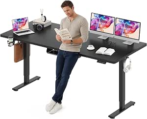 SANODESK 79''x32'' Large Electric Computer Height Adjustable Standing Desk