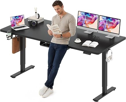 SANODESK 79x32 Large Electric Computer Height Adjustable Standing Desk
