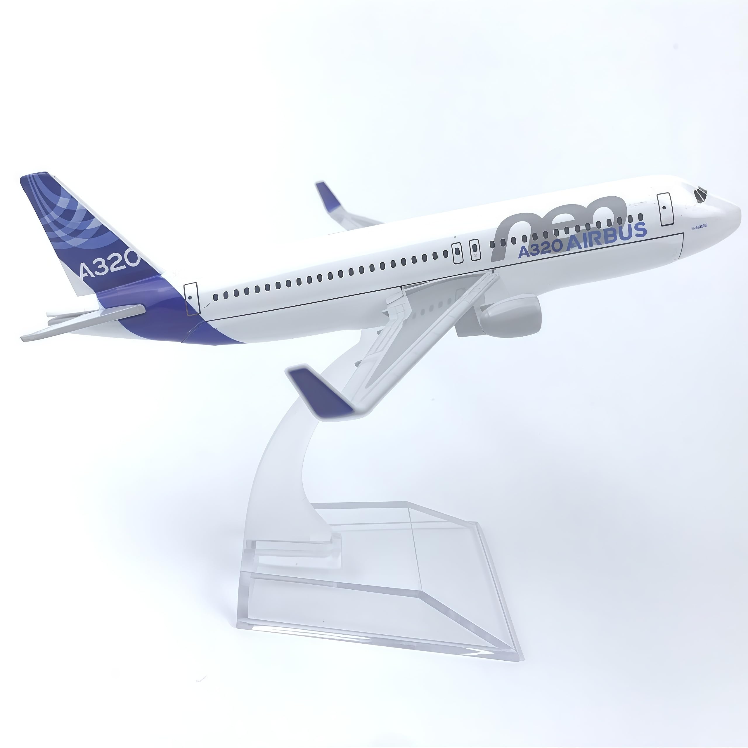LGSRSNXHTX 16cm Model Plane 1/400 Diecast Metal Airplane Model A320 with Stand Aircraft Collectible for Aviation Enthusiasts,Desktop Decor Gift for Adult
