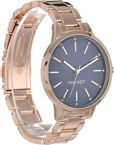 Vista 3 de Nine West Reloj de pulsera con esfera floral para mujer