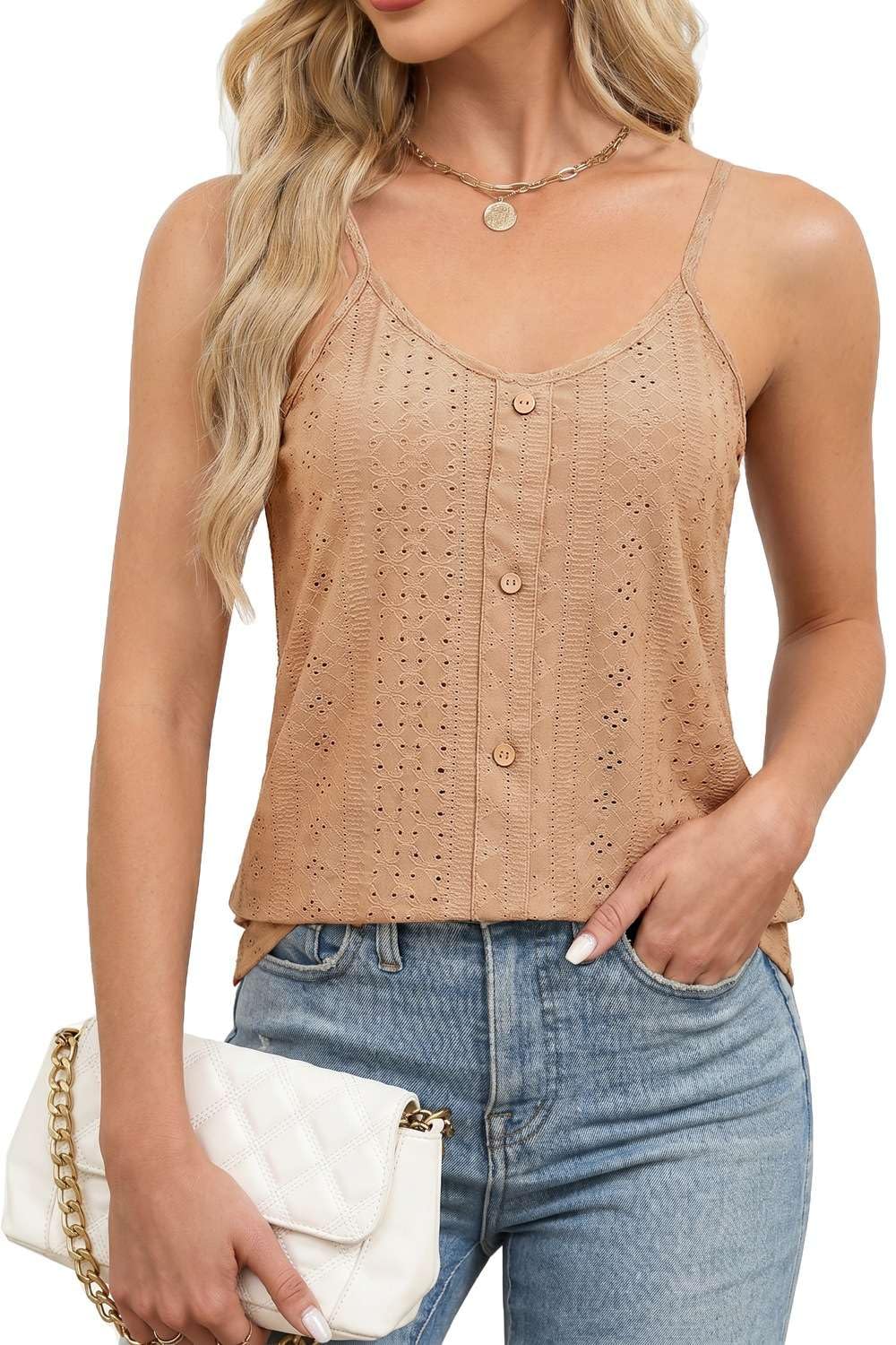 Teesho Damen Bluse Kurzarm/Langarm Elegant Hemdbluse V-Ausschnitt Plissee vorne Arbeit Sommer Oberteile Shirts Tunika Hemd Tops