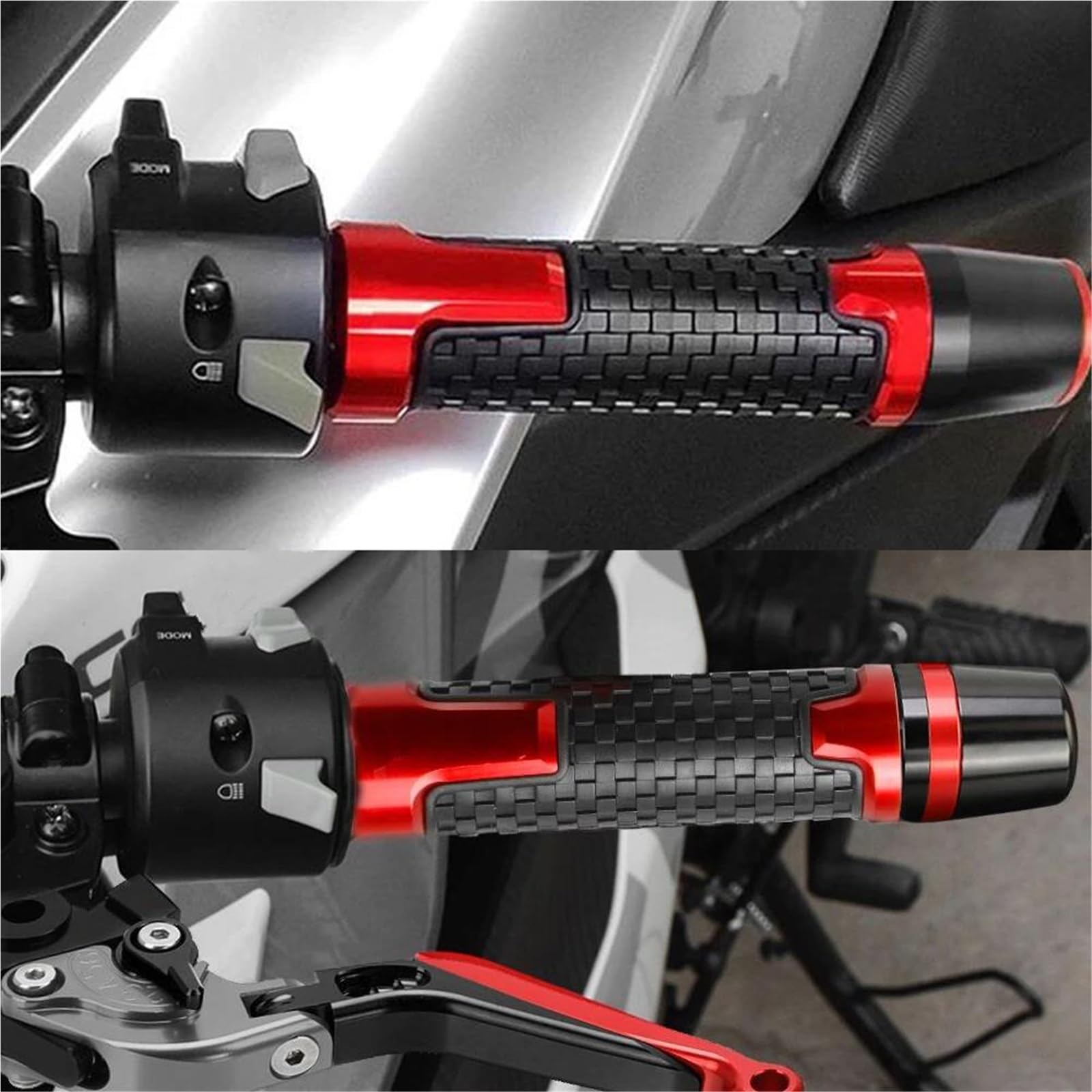 Motorrad Lenkerenden Für Y&AMAHA TW125 1999–2004 | Motorrad CNC Lenkerkappe Endstopfen Lenkergriffe AIOXOLGIVW