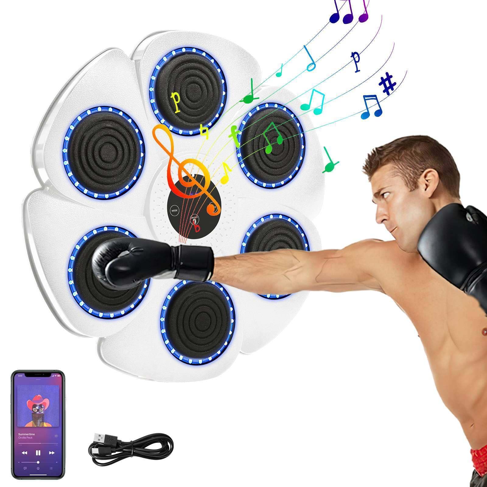 Lifellery Smart Music Boxing Machine, Draagbaar Elektronisch