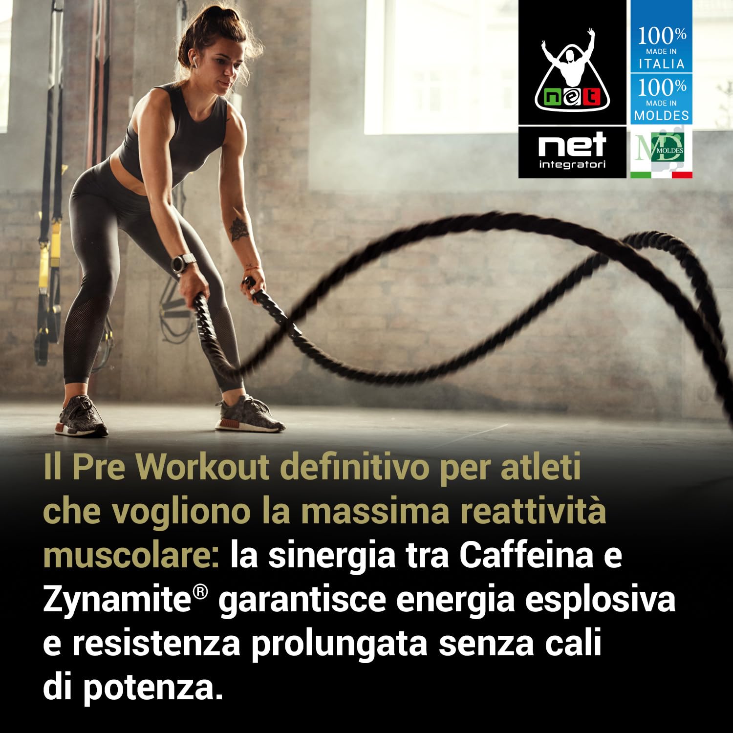 Net Integratori SPEED CAFFEINE – 30 capsule – Integratore Pre-Workout con Caffeina Anidra e Estratto di Mango Zynamite® per Energia Focus Mentale e Attivazione Fisica contro lo Stress Psico-Fisico