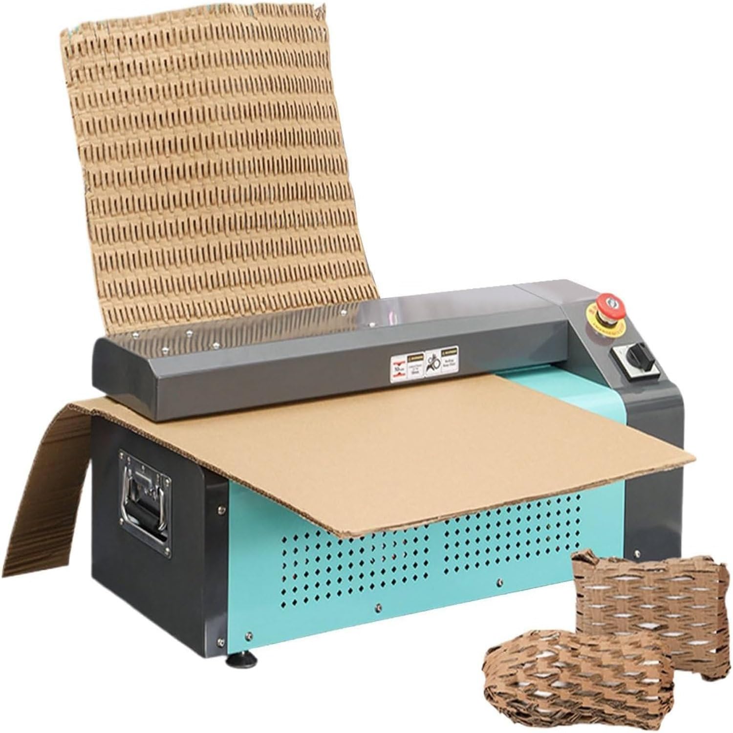 SBCGFY Cardboard Shredder,Honeycomb Packing Paper Maker, 350Mm Cutting Width, 5M/Min Speed, Efficient Packing And Shipping Solutions