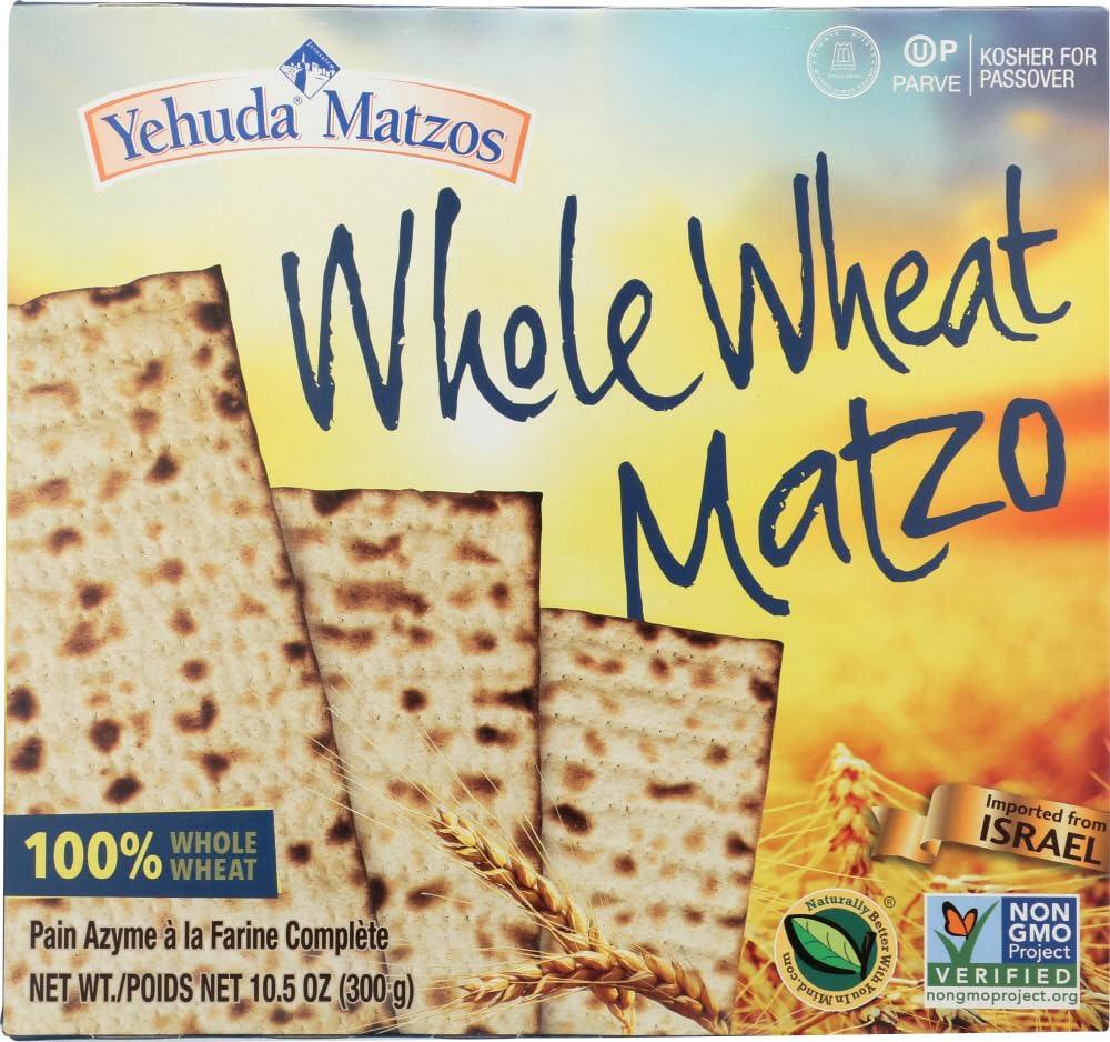 YEHUDA MATZO WHL WHEAT PASSOVER, 10.5 OZ