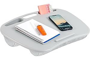 LAPGEAR MyDesk Small Lap Desk with Device Ledge and Phone Holder