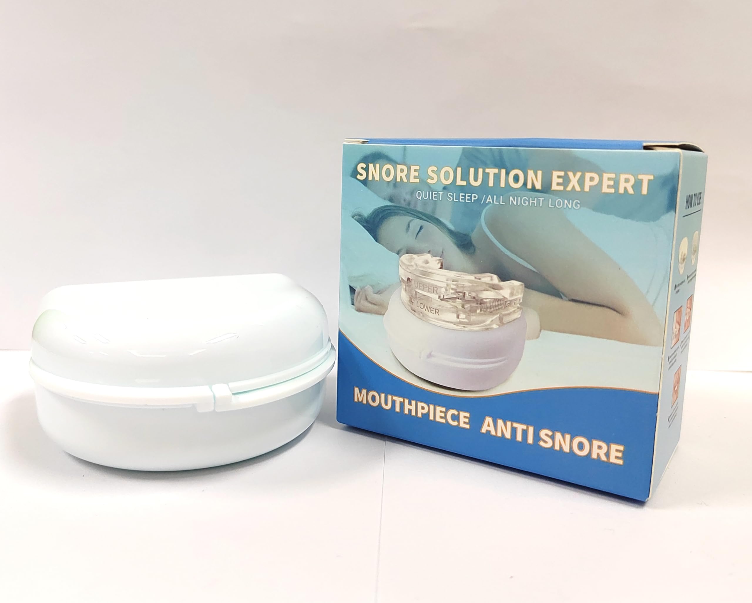 Julak Anti Snoring Device, Mouth Guard For Snoring, Anti-Snoring Anti-Molar Silicone Braces Dental Tray, Snoring For Men&Women (1pcs)