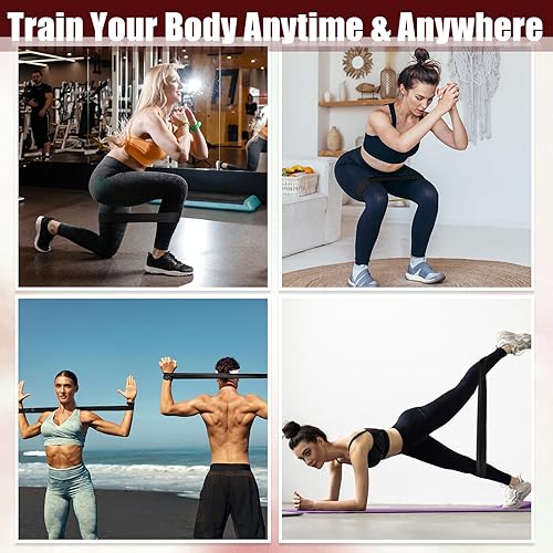 Miniatura 5 de Deekin 20 bandas de resistencia, bandas de resistencia para ejercicio, equipo de ejercicio, banda elástica para mujeres y hombres, fitness en casa,