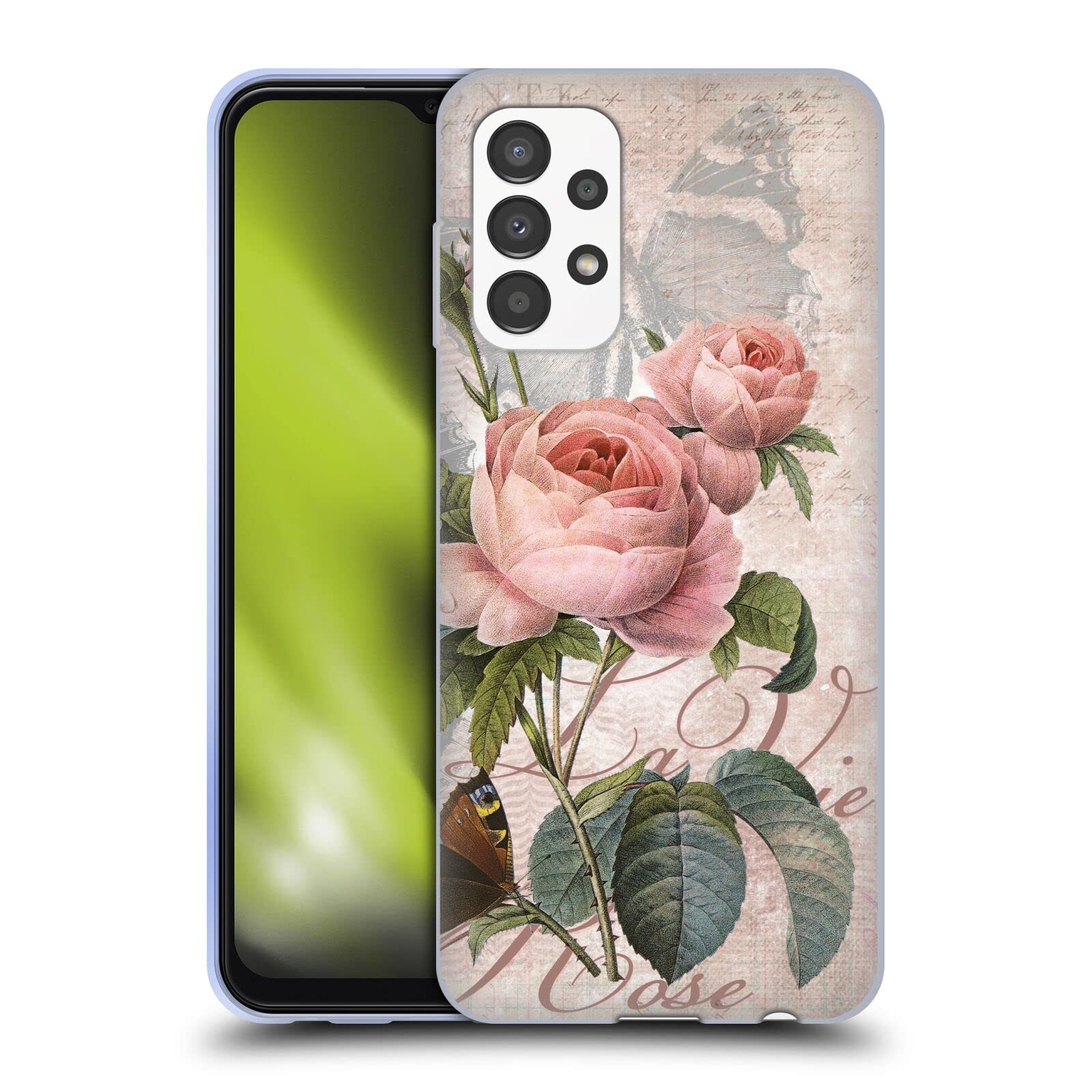 Funda de gel rosa Samsung Galaxy A13 LebensArt resistente 7