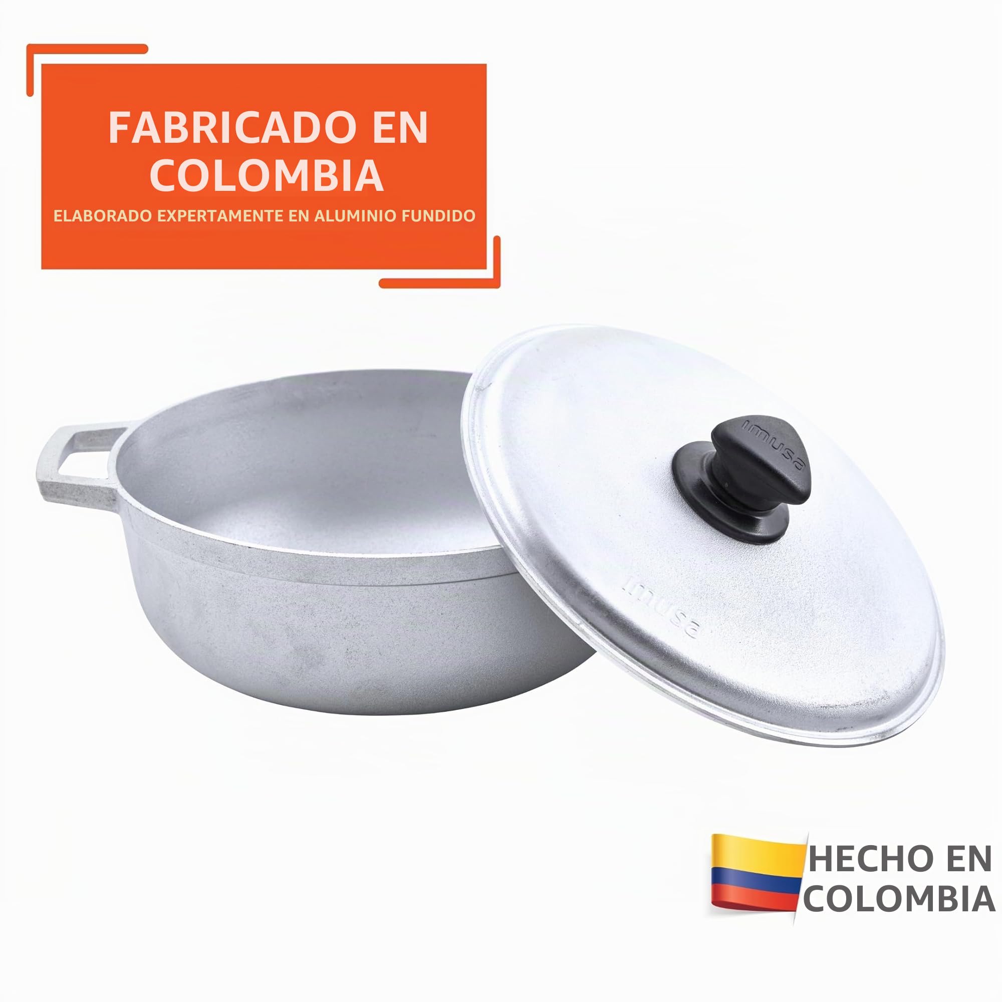 Imusa Caldero tradicional colombiano de Estados Unidos, 4.8 cuartos de galón
