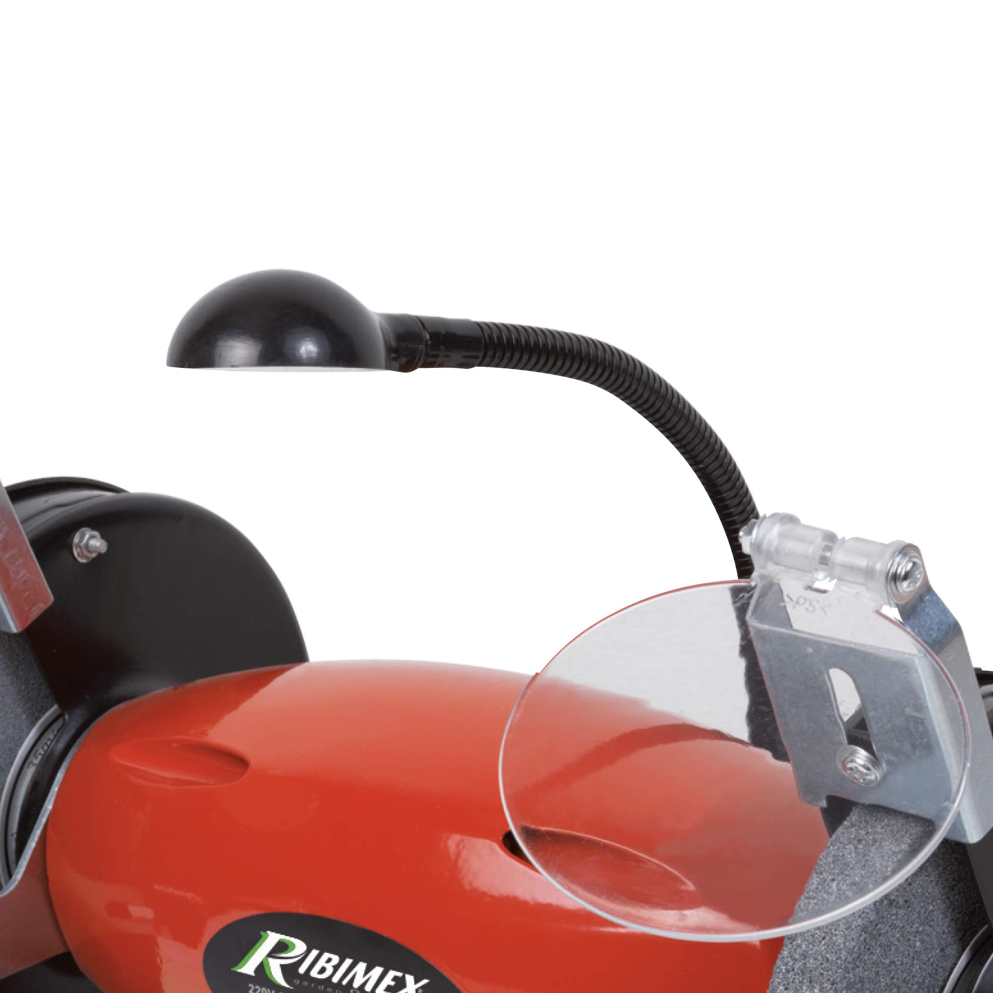 RIBIMEX PPRTMEMIX400 Smerigliatrice combinata da banco con mole 150 200 mm 400 W