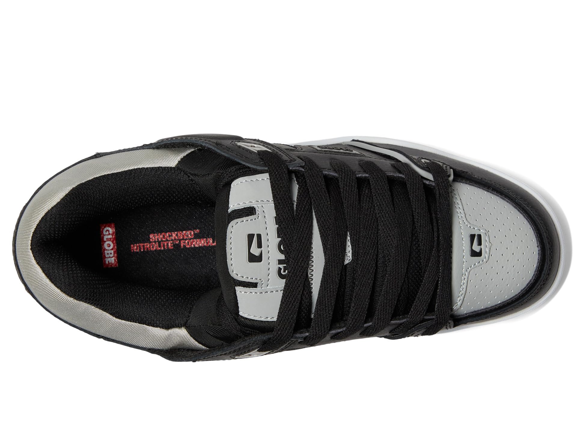 Scarpe Professionali da Skate Fusion - Black/Steel/White