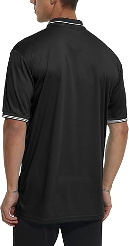 Miniatura 3 de Camisa de árbitro para hombre, camiseta de árbitro oficial de softbol y béisbol, disfraz de árbitro, manga corta, bolsillo en el pecho
