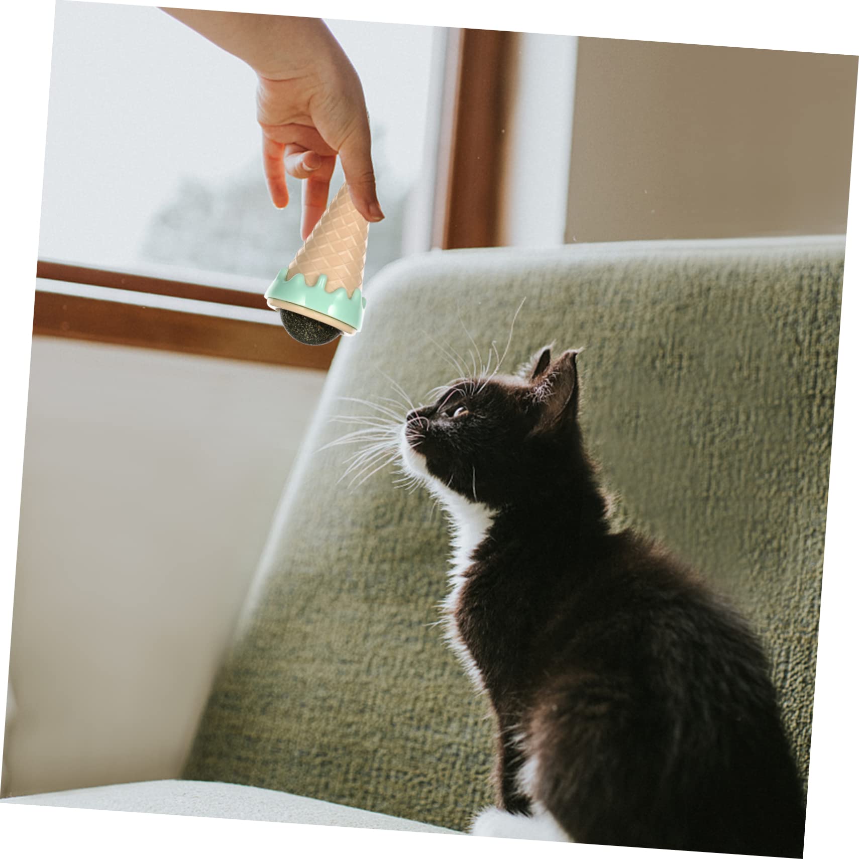 Happyyami 10stücke Katzenminze Eiscreme Spielzeuge Interaktive Kauspielzeuge Für Katzen Dekorative Lickspielzeuge Zahngesundheit Und Aktiven Spielzeit