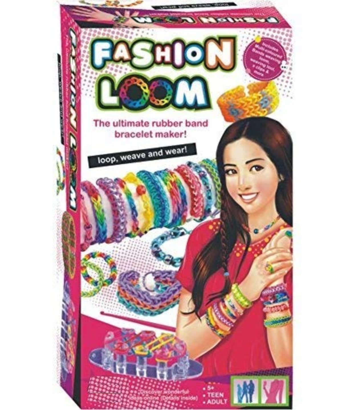 BKDT Marketing Jewellery Boutique - Fun Game - Multicolour Beads - Make Beautiful Necklace, Fashionable Bracelets & Funky Earrings-Jewellery Making Kit for Girls - Beads for Jewellery Making- festival gifts,diwali gift