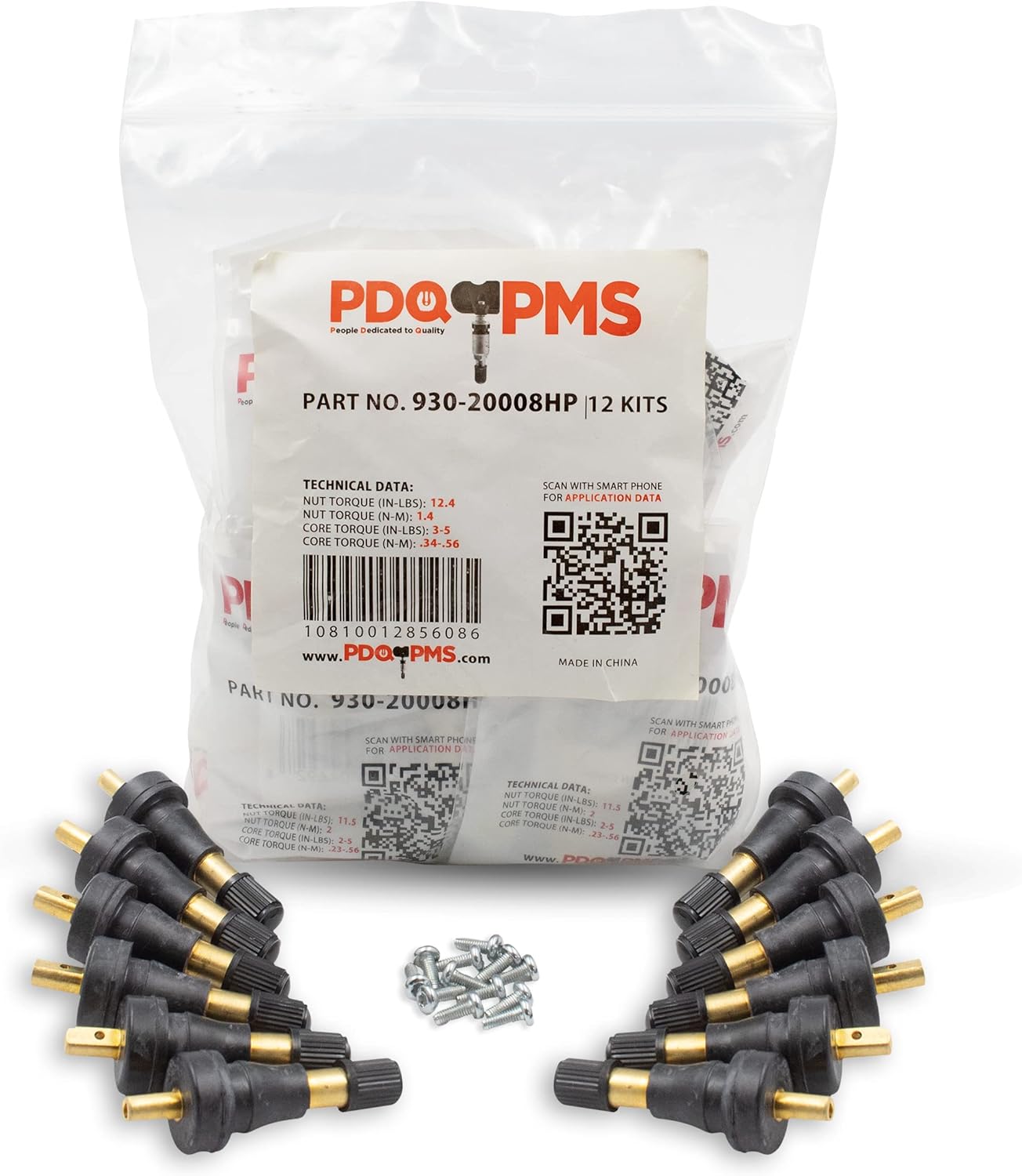 Wheel Accessories Parts PDQ Brand TPMS 12 PC OEM Sensor