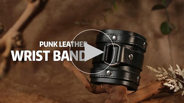 アクセサリー MASTERMIND 00s Leather Logo Bangle MASTERMIND 00s Leather Logo Bangle for Men, Eye-catching