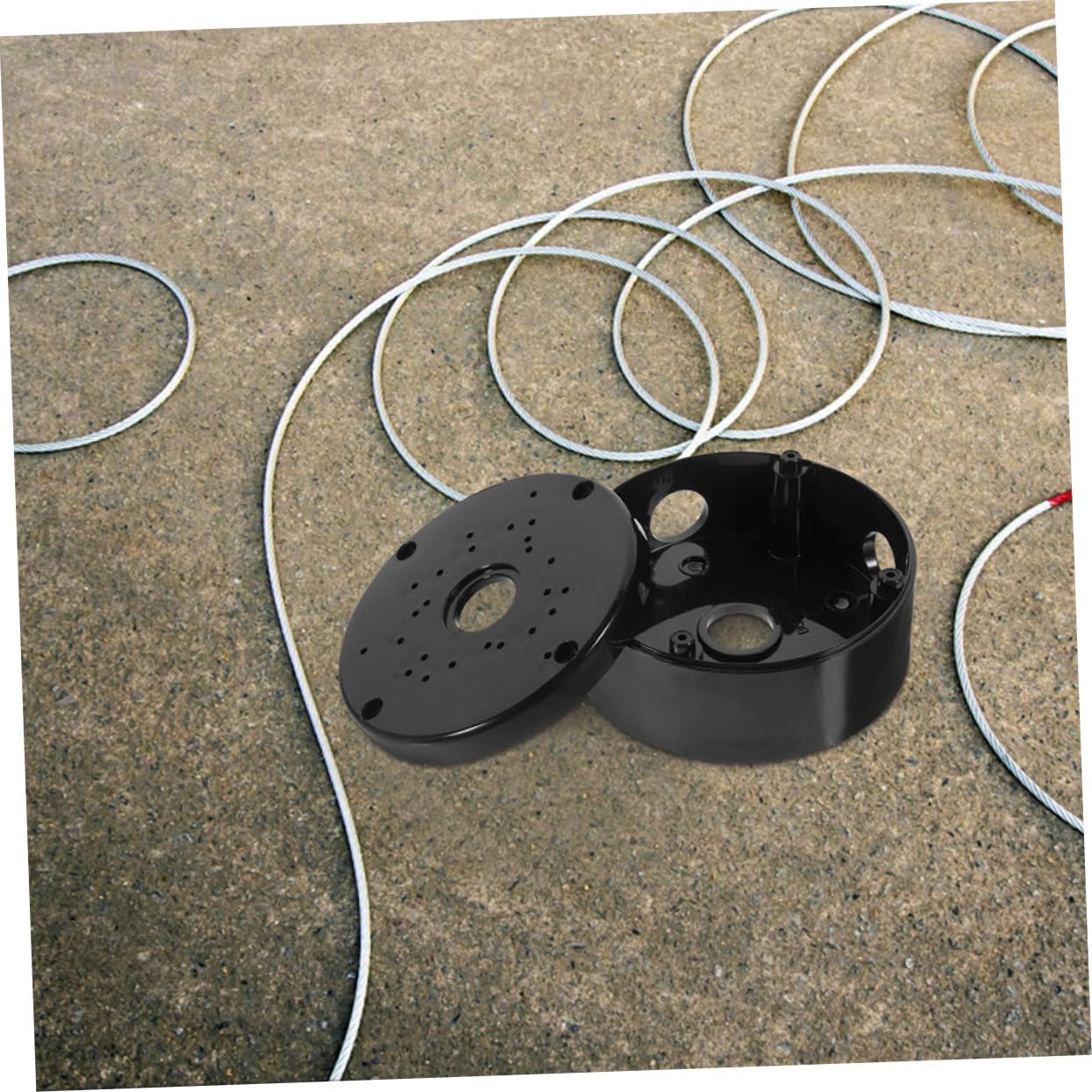 Artibetter 2pezzi Scatola di Giunzione di Sicurezza Scatola di Cablaggio in Supporto per Cavi Elettrici Protezione per Connessioni Esterne per Illuminazione Esterna e Aree Esterne