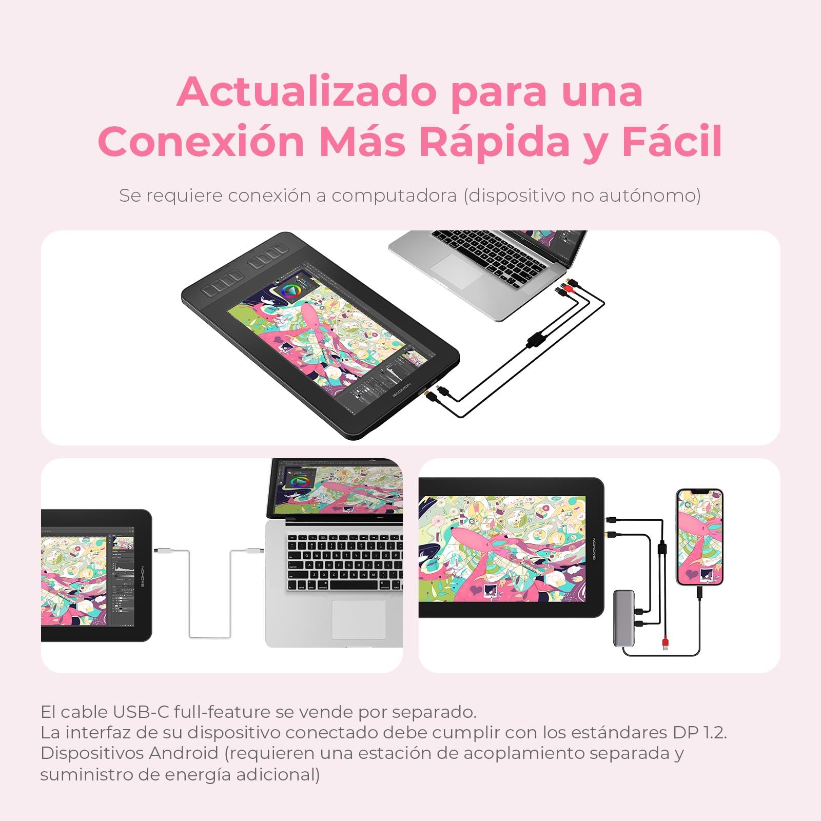 GAOMON PD1161 V2 - Tableta de dibujo con pantalla | Dibujo digital, entrada de lápiz capacitivo