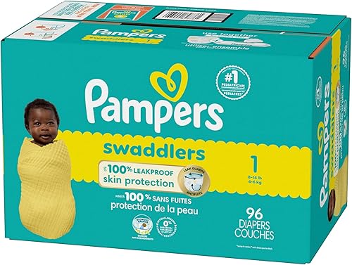 Miniatura 104 de Pañales Pampers Swaddlers, Talla 7 (11.8-22.7 kg), 70 unidades, absorbentes, mantiene al bebé seco y cómodo, pañal desechable seguro para la piel