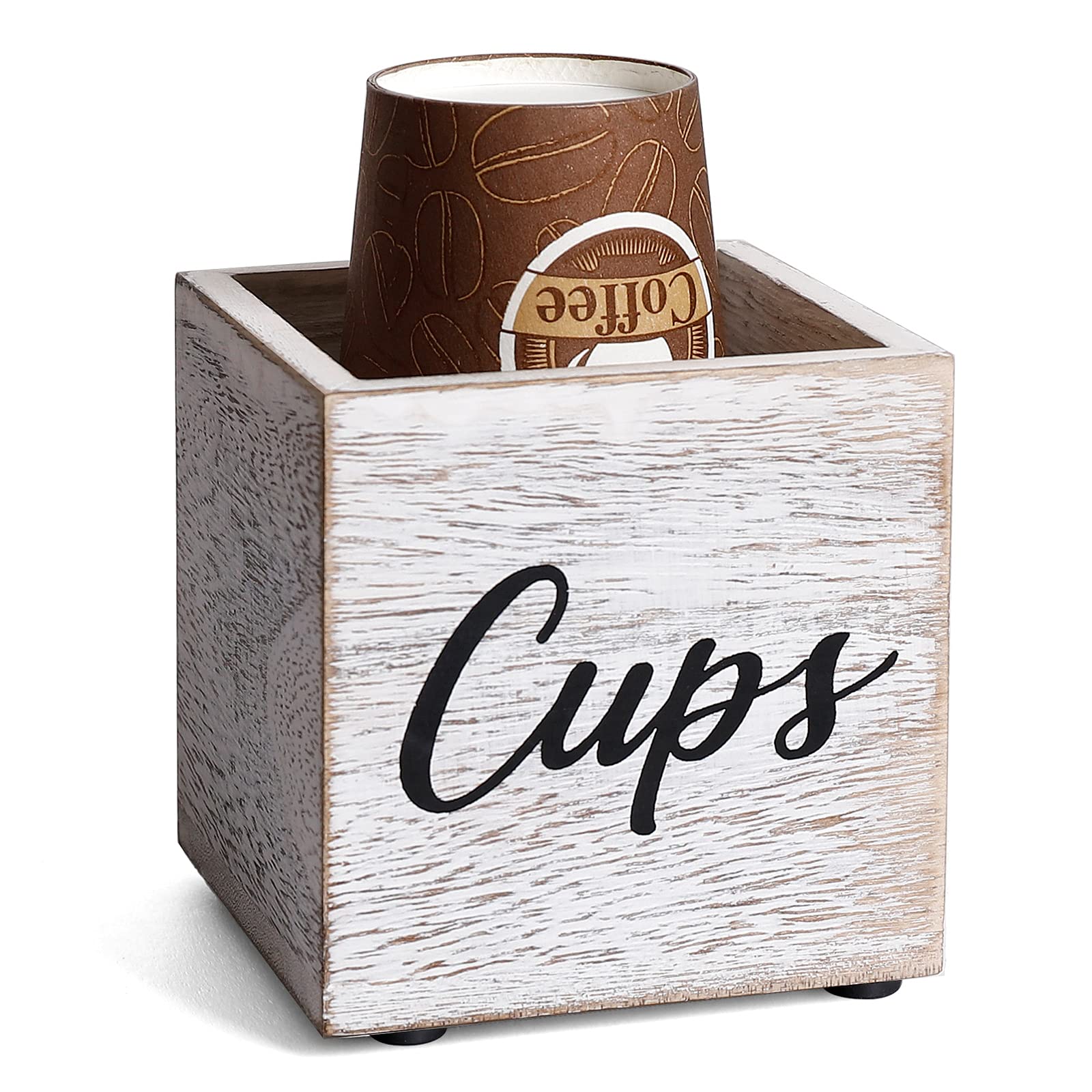 Buy Rustic White Small Disposable Cup Dispenser for 3oz5oz Papercup