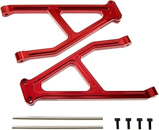 Atomik RC E-Revo 2.0 Rear Upper Arm, Red - Replaces 8633/8634 - Compatible with Traxxas