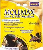 Bonide MOLEMAX Mole & Vole Repellent Granules, 10 lbs. Ready-to-Use, Outdoor Lawn & Garden Mole Control, People & Pet Safe