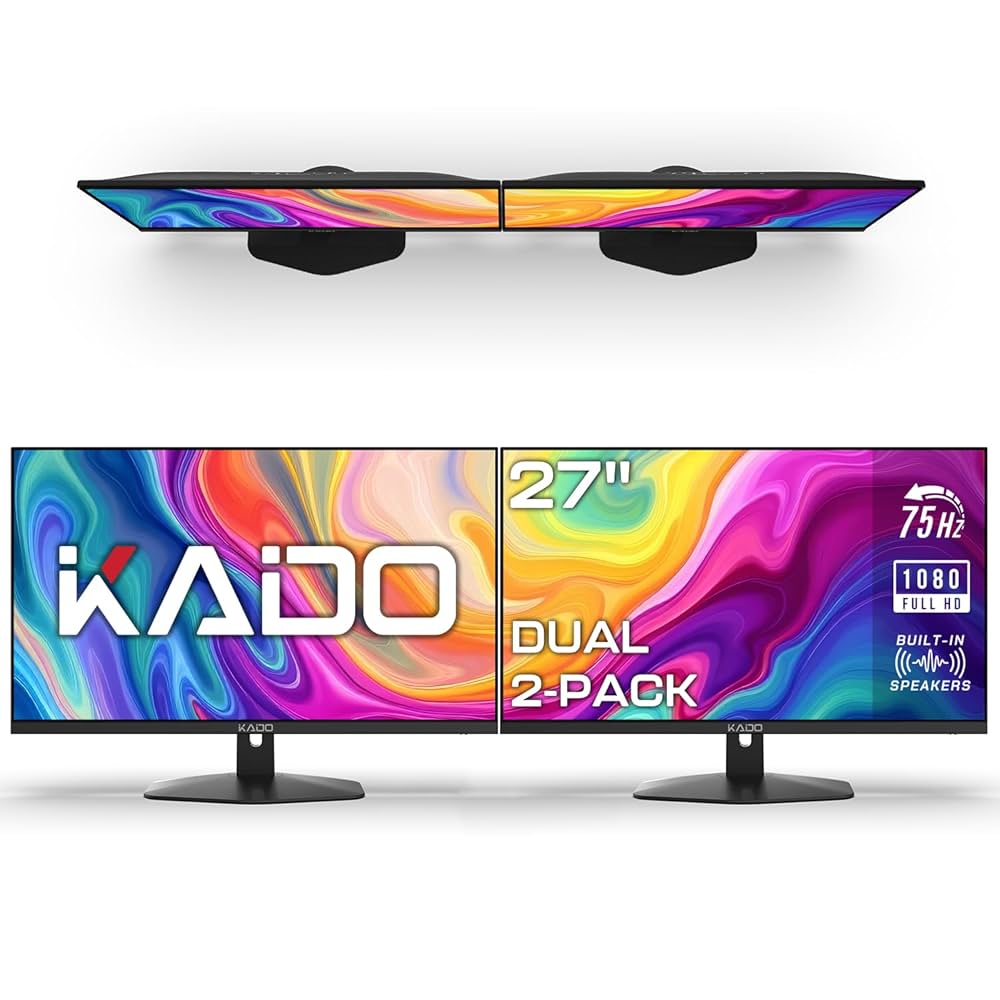 Amazon.com: Kado Dual Monitor Setup - 2-Pack 27