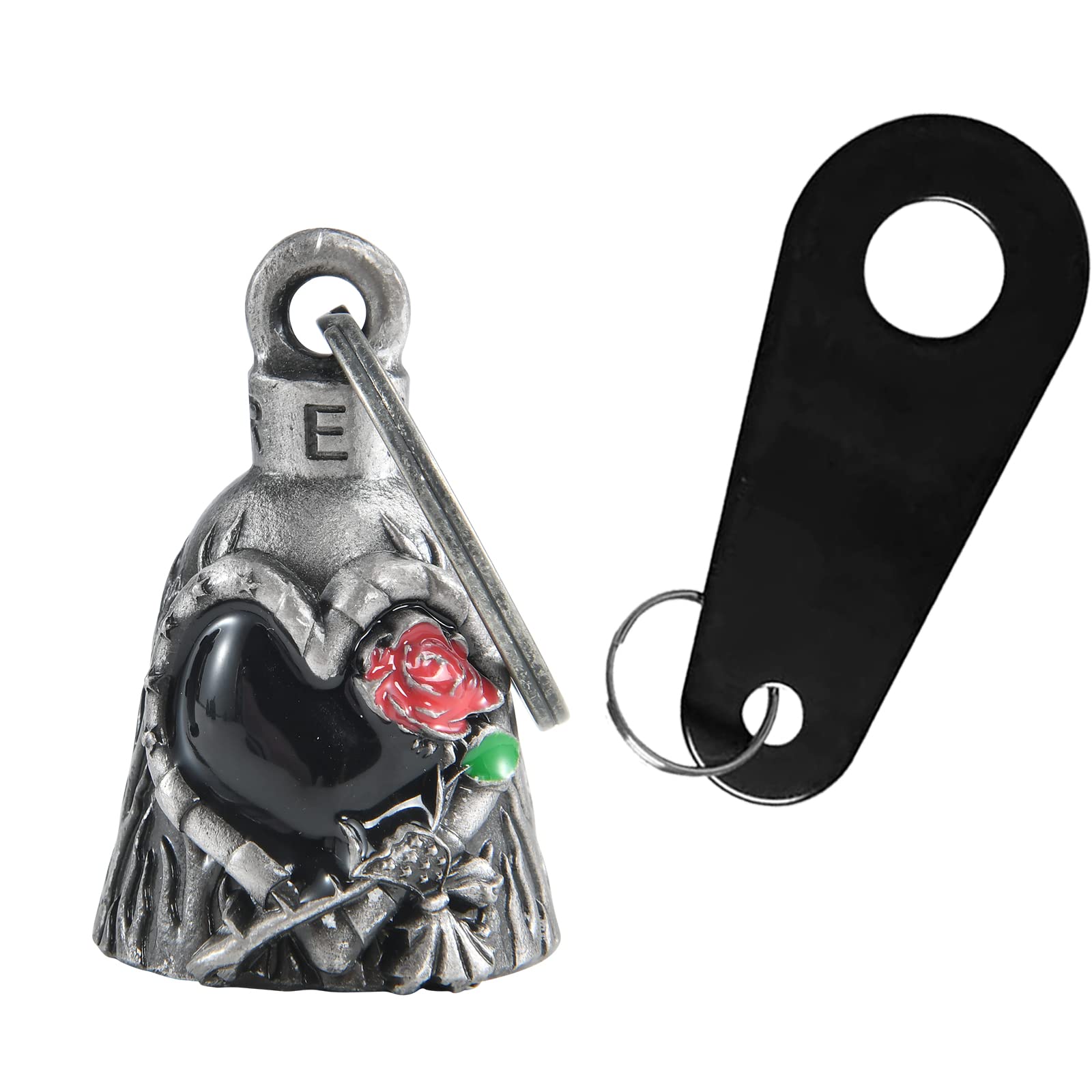 Dream Apparel Motorcycle Bell for Bikers Women Men W/Hanger, Biker Bell for Riders, Good Luck Riding Bell Moto Accessories