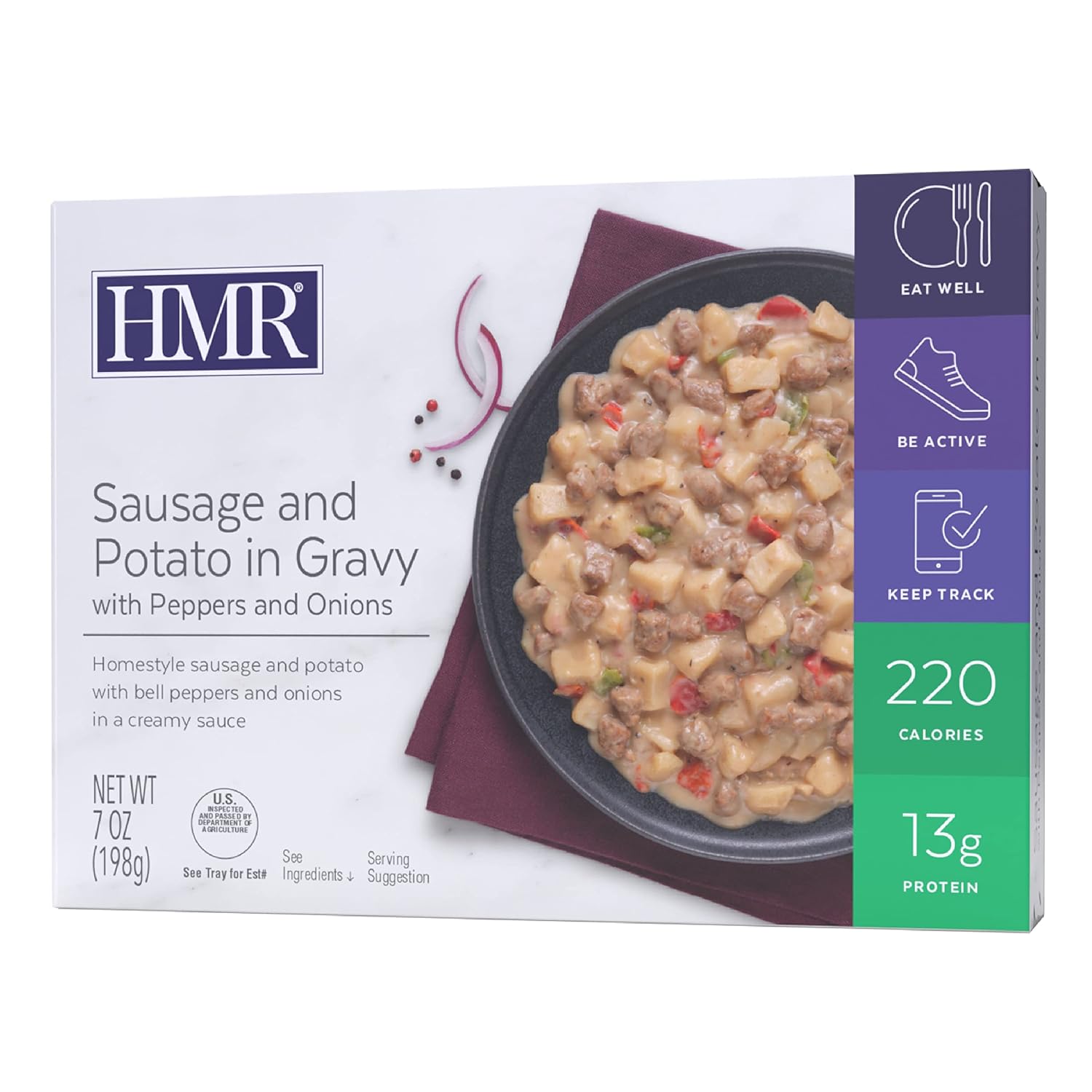 HMR Sausage and Potato in Gravy Entrée Prepackaged