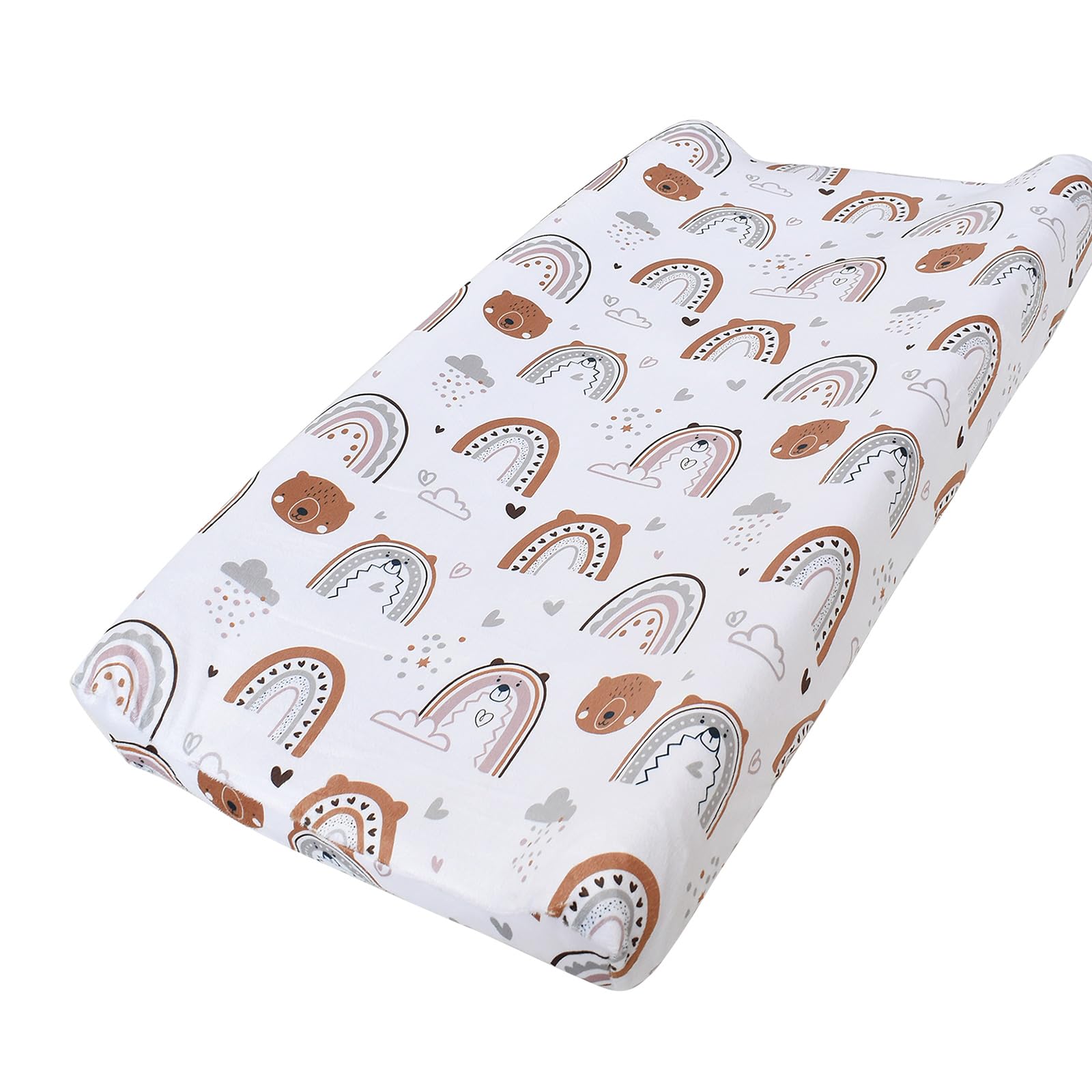 Breathable Changing Pad Reusable Diaper Changer Mat Sheets Soft Baby Nappy Change Table Sleeve Case for Comfort