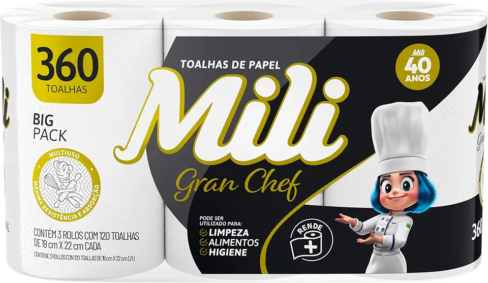 MILI Toalha de Papel Gran Chef360 folhas