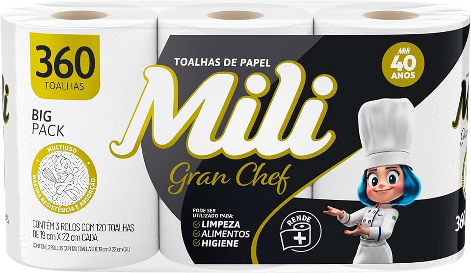 MILI Toalha de Papel Gran Chef360 folhas