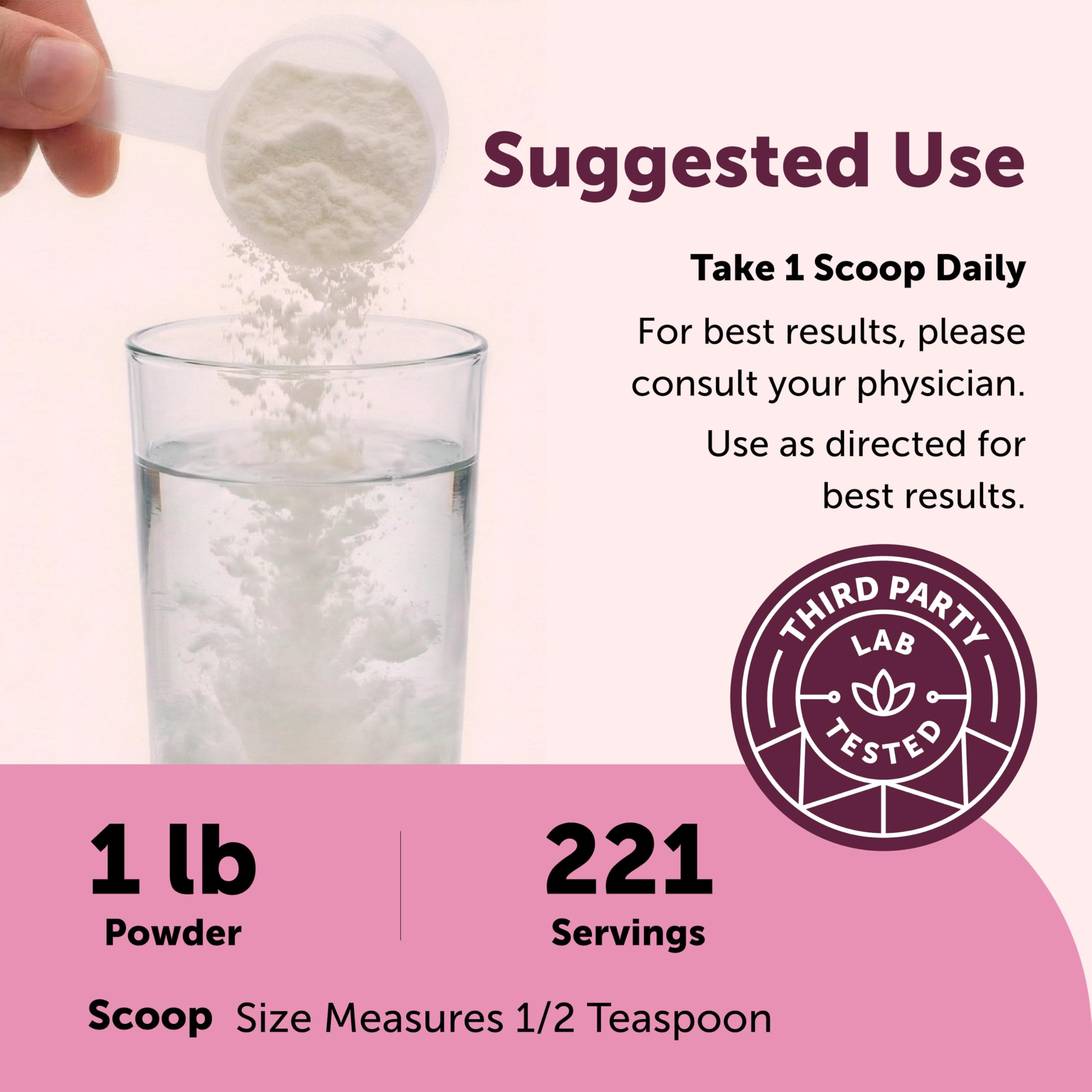 Micro Ingredients Myo-Inositol & D-Chiro Inositol Powder 1lb, 221 Servings | 40:1 Ideal Ratio Inositol Supplement for Women* | Support Hormonal Balance & Ovarian Health* | Non-GMO, Vegan, Filler-Free — Amazon image 4