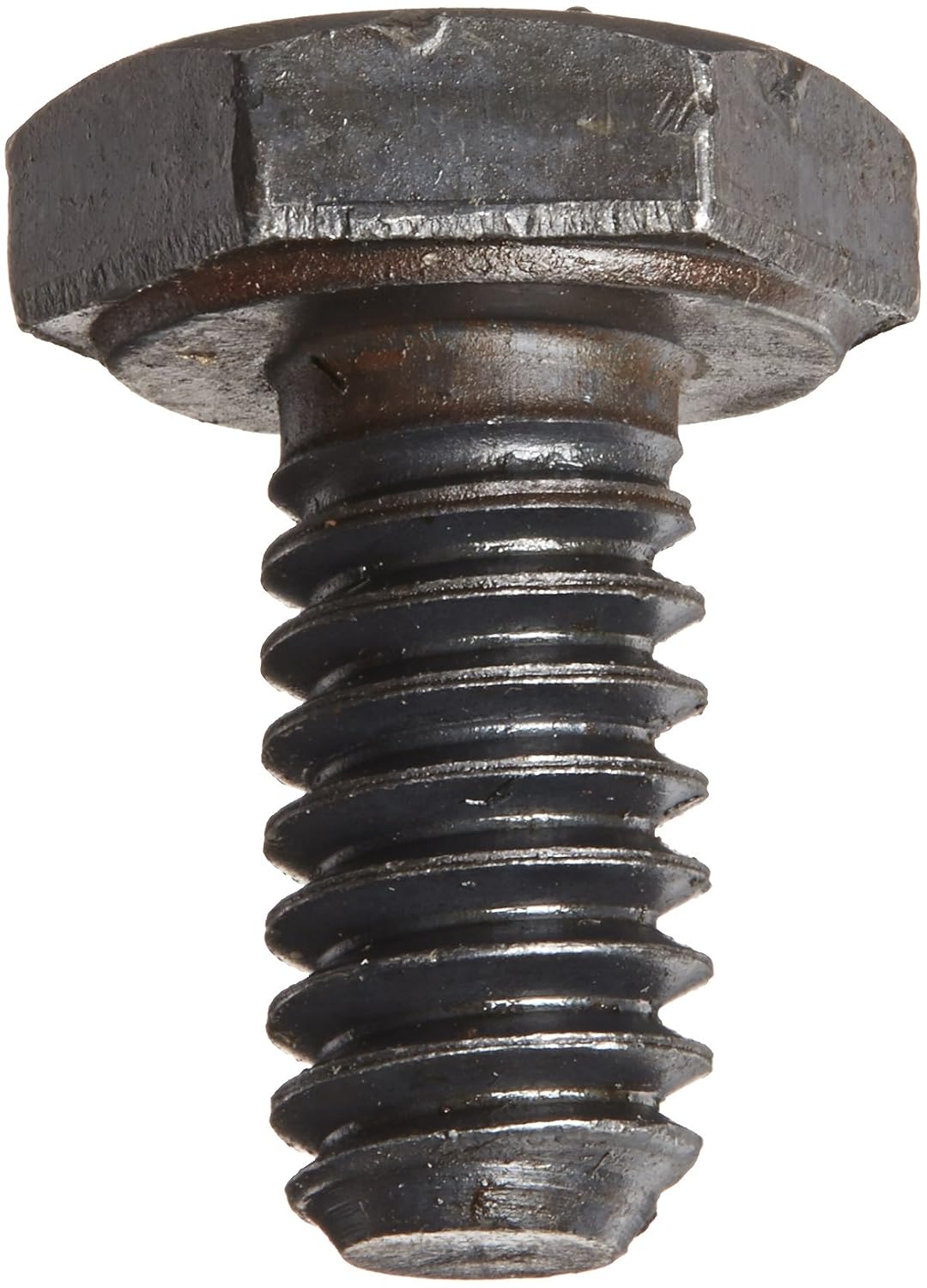 Steel Hex Bolt, Grade 5, Plain Finish, Hex Head, External Hex Drive, Meets ASME B18.2.1/SAE J429, 3/4" Length, Fully Threaded, 1/4"-28 UNF Threads, Made in US (Pack of 100)