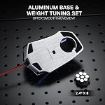 Redragon M990 MMO La souris du jeu 32000 DPI Filaire haute précision RGB Souris gamer w/23 Boutons programmables, 16 Clés macro latérales, Supports logiciels, Base en aluminium