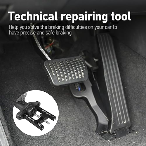 Miniatura 6 de Herramienta de ajuste de freno, herramienta de ajuste de varilla de refuerzo de freno, refuerzo de freno con cilindro maestro, potencia de varilla