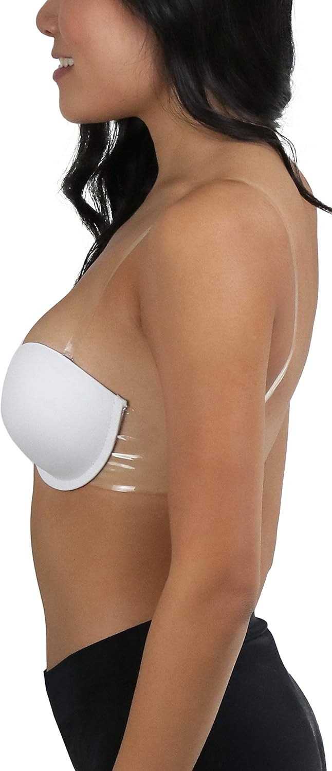 ToBeInStyle Women’s Deep Plunge U-Shaped V-Bra Convertible Supportive w/Padded Cups & Low Open Back - Image 6