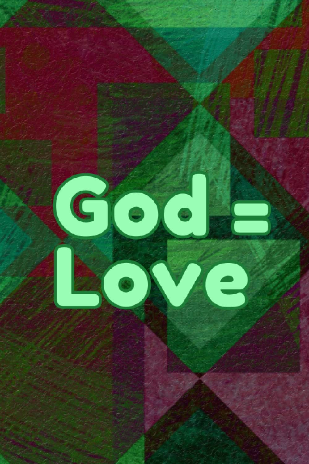 Carnet God=Love vibrant pour célébrer la foi chrétienne et cultiver l'amour divin