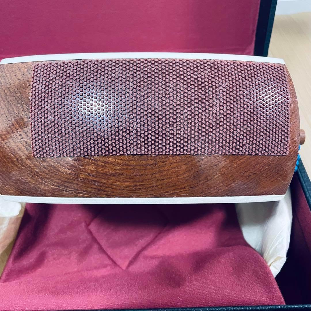 【状態良好】三味線　地唄　中棹　花梨　丸打胴　ハードケース　天然皮　張り替え済み 状態良好三味線 地唄 中棹 花梨 丸打胴 ハードケース 天然皮