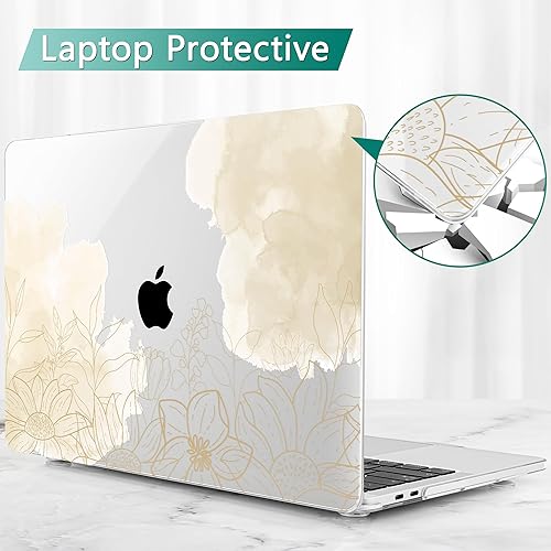 Miniatura 6 de Tuiklol Compatible con MacBook Pro 2022 de 13 pulgadas M2 Clip, versión 2021 2020 M1 A2338 A2289 A2251, carcasa rígida para MacBook Pro de 13