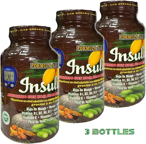 Miniatura 3 de Elias Organic Products Naturales Insulinat Ayuda a apoyar Los síntomas generales de la Diabetes (3)