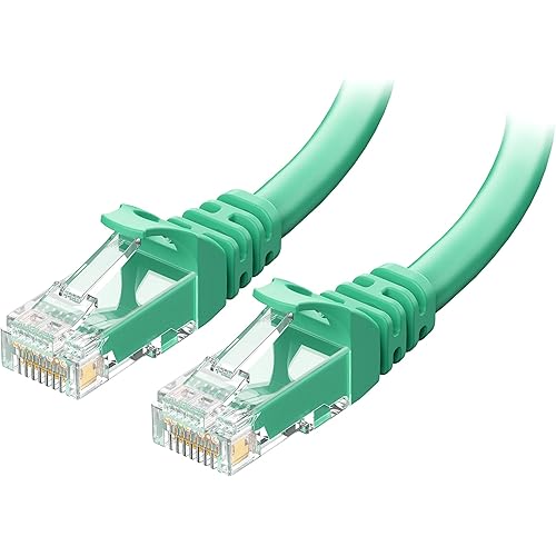 Cable Matters 10Gbps Snagless Cat 6 Ethernet Cable - 6ft, Cat 6 Cable, Cat6 Cord, Ethernet Cord, Green