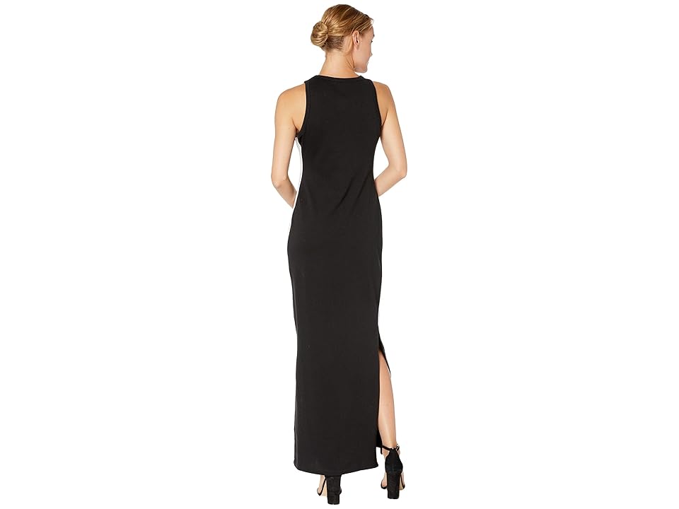 

Bebe Logo Tape Long Dress (Jet Black) Women's Dress