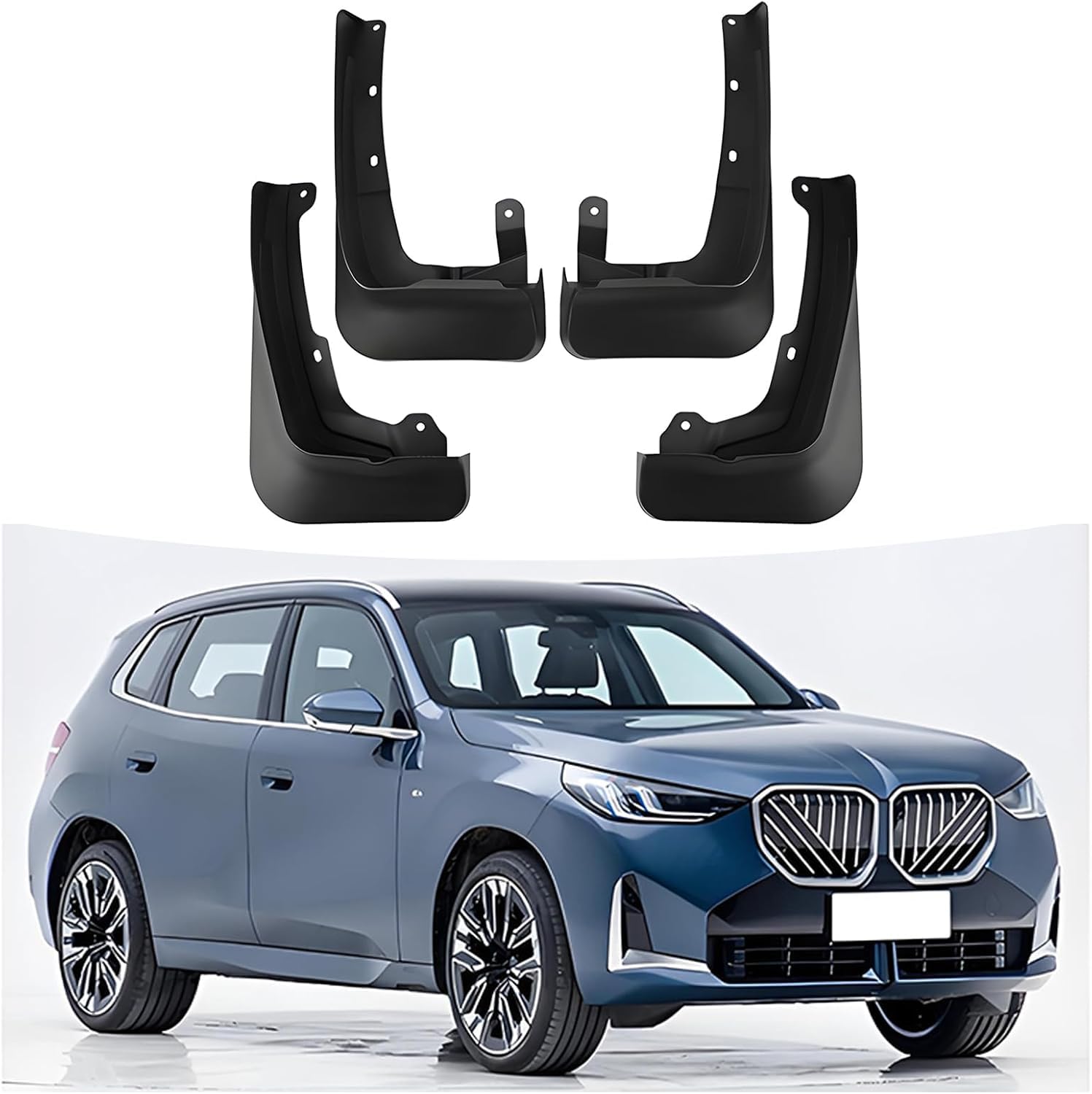 Fengxh Normal No-Drill Mudflaps For Bmw X3 2025, Bolt-On Kit, Road Legal